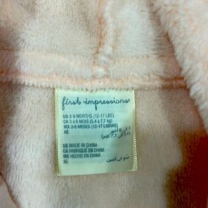 Infant Light pink first impressions jacket